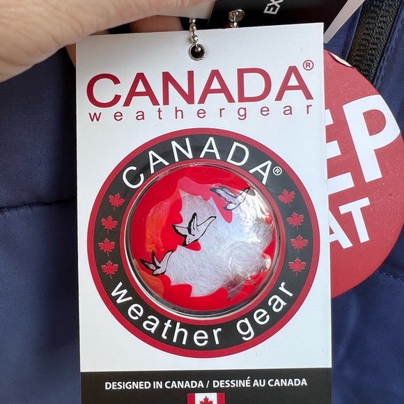 NWT Canada Weather Gear Blue 2-in-1 Length Waterproof Opt Hooded Puffer Parka - Picture 7 of 16